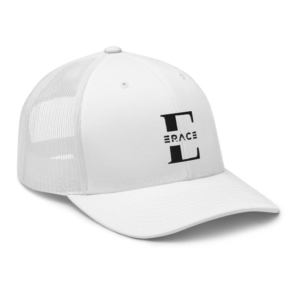 Black Erace Logo Trucker Cap