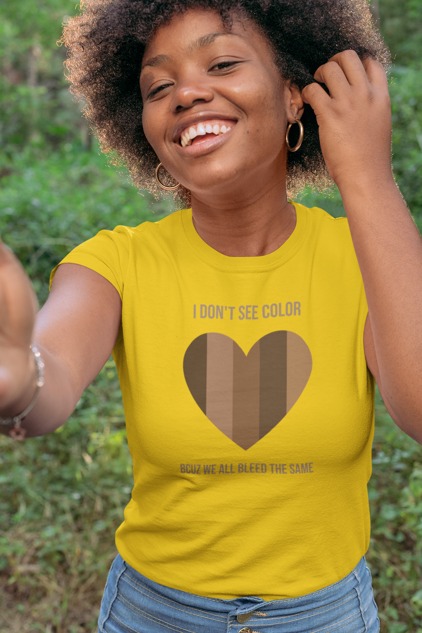 I Don't See Color Short-Sleeve Unisex T-Shirt