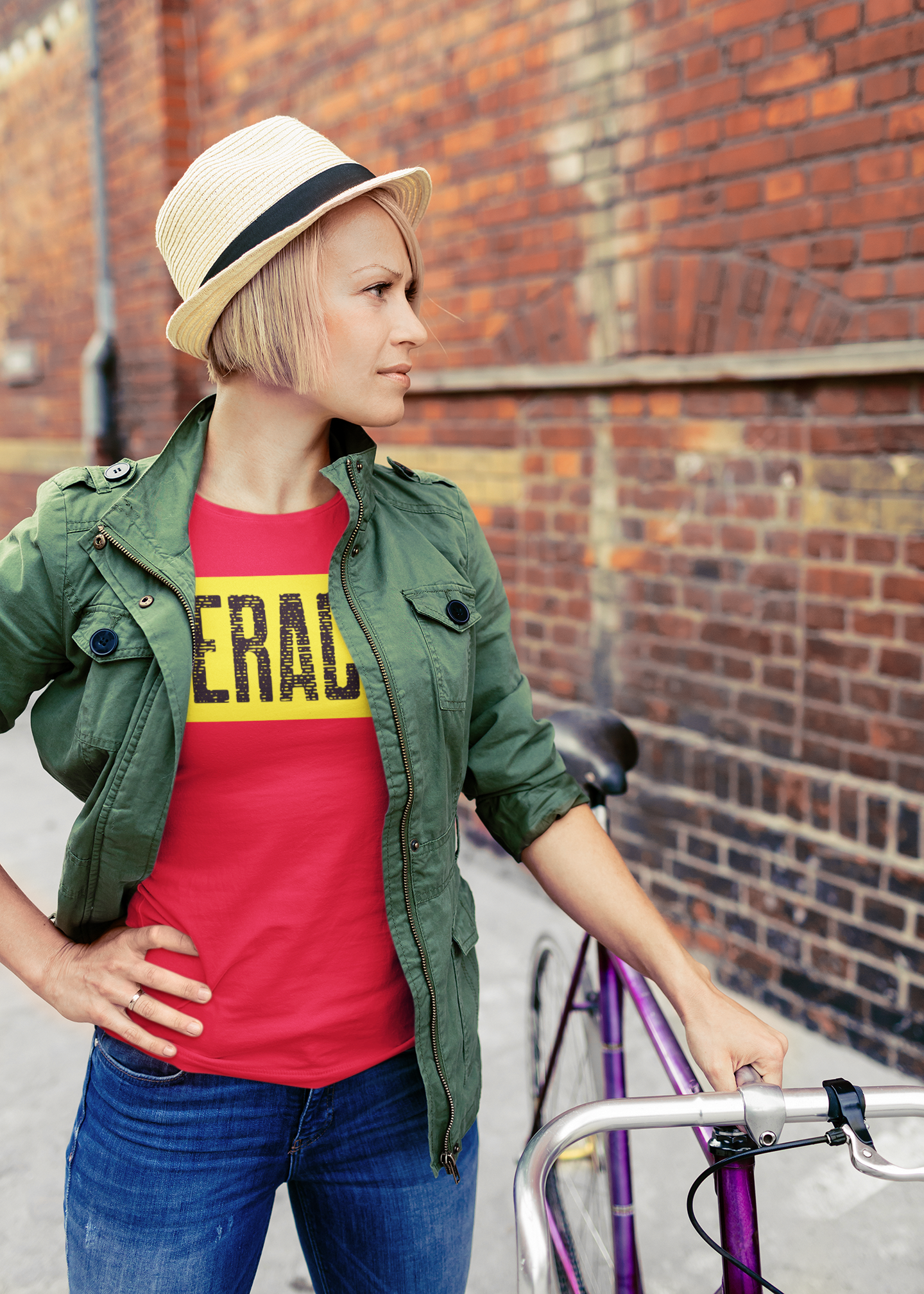 Black & Yellow Erace Short-Sleeve Unisex T-Shirt