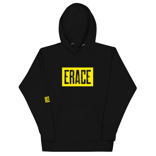 Black & Yellow Erace Logo Unisex Hoodie