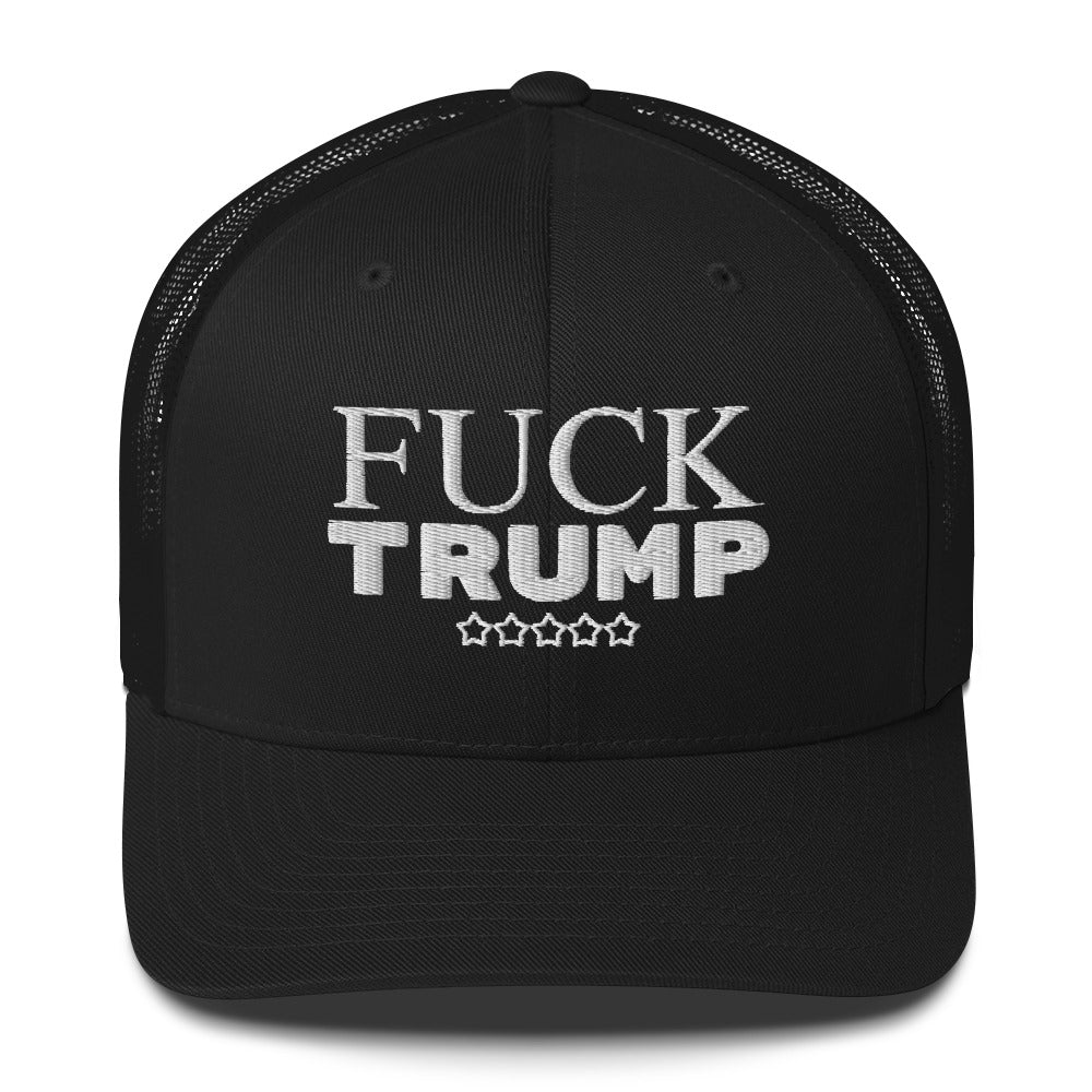 FUCK TRUMP Trucker Cap