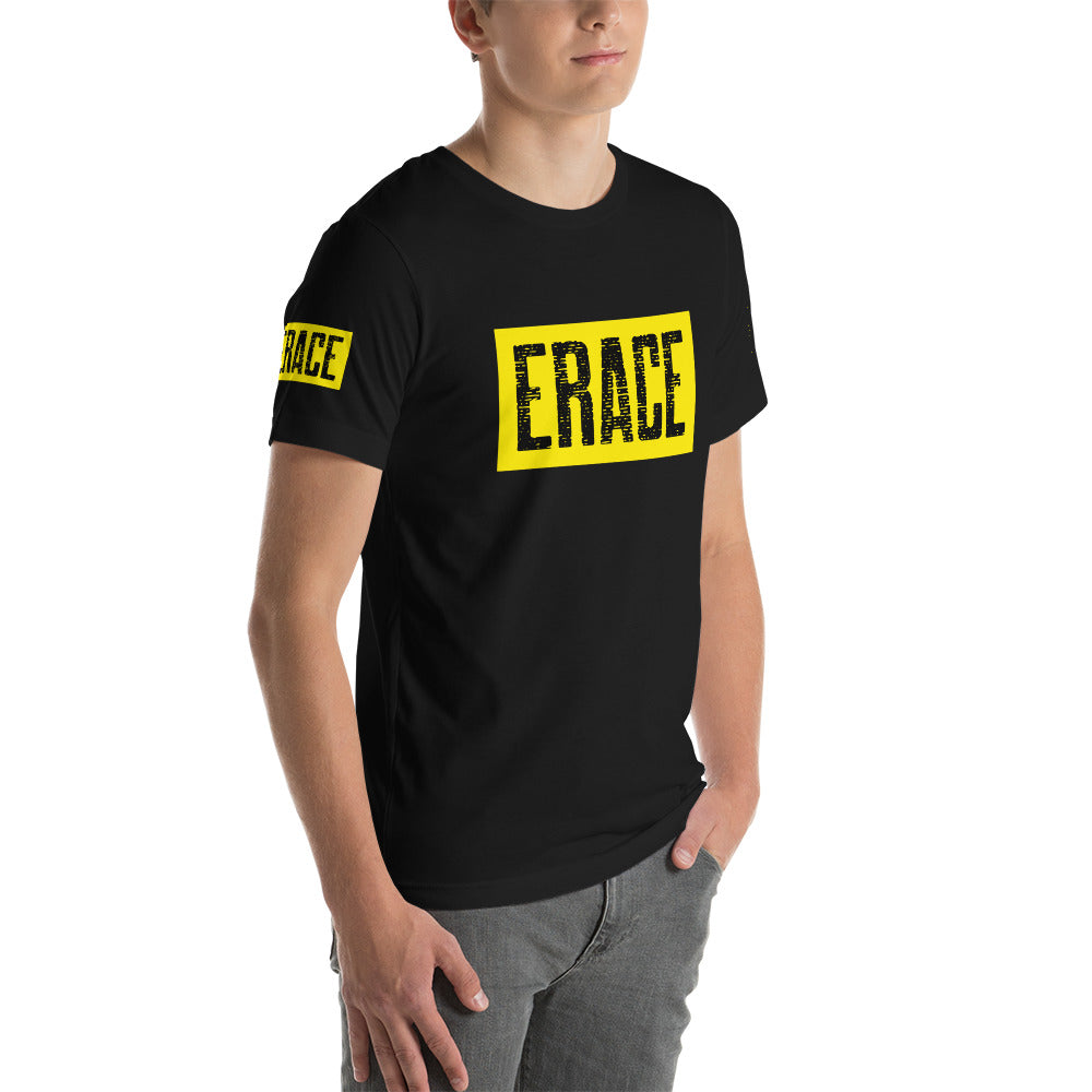 Black& Yellow Erace Logo Unisex t-shirt