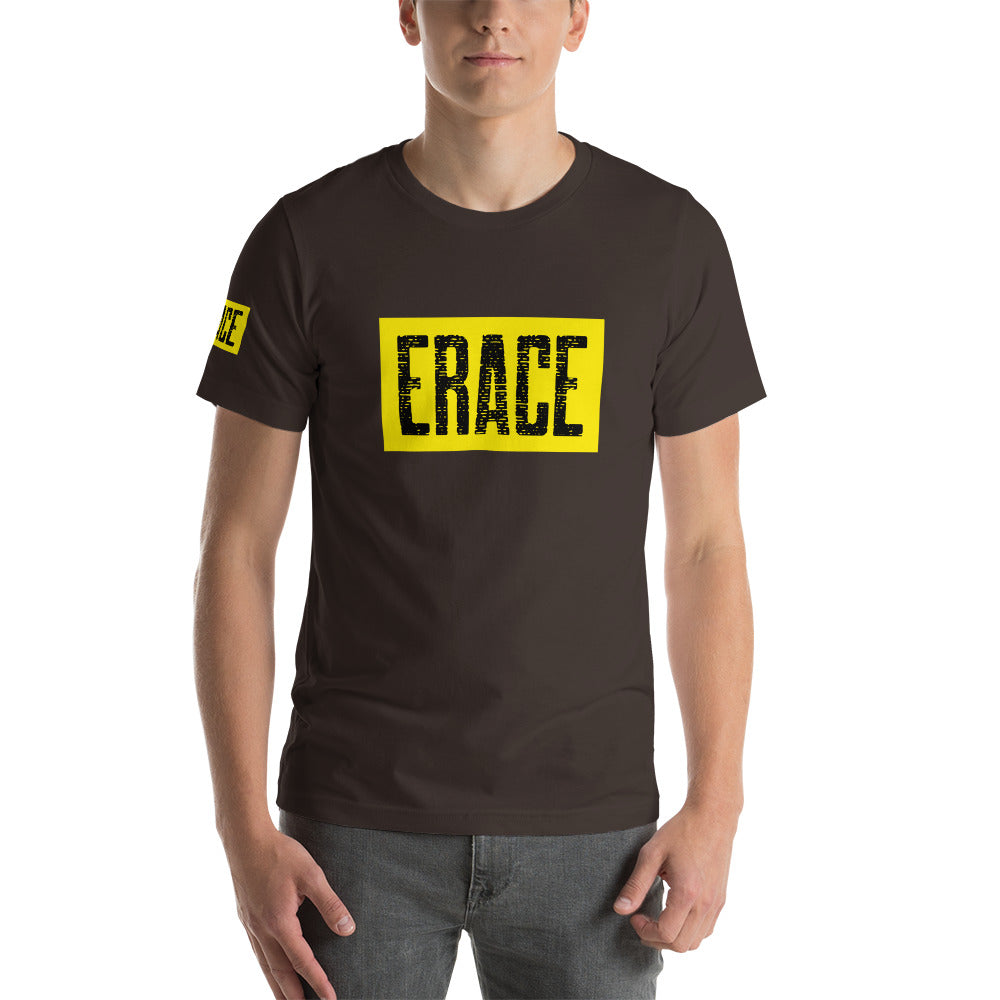 Black& Yellow Erace Logo Unisex t-shirt
