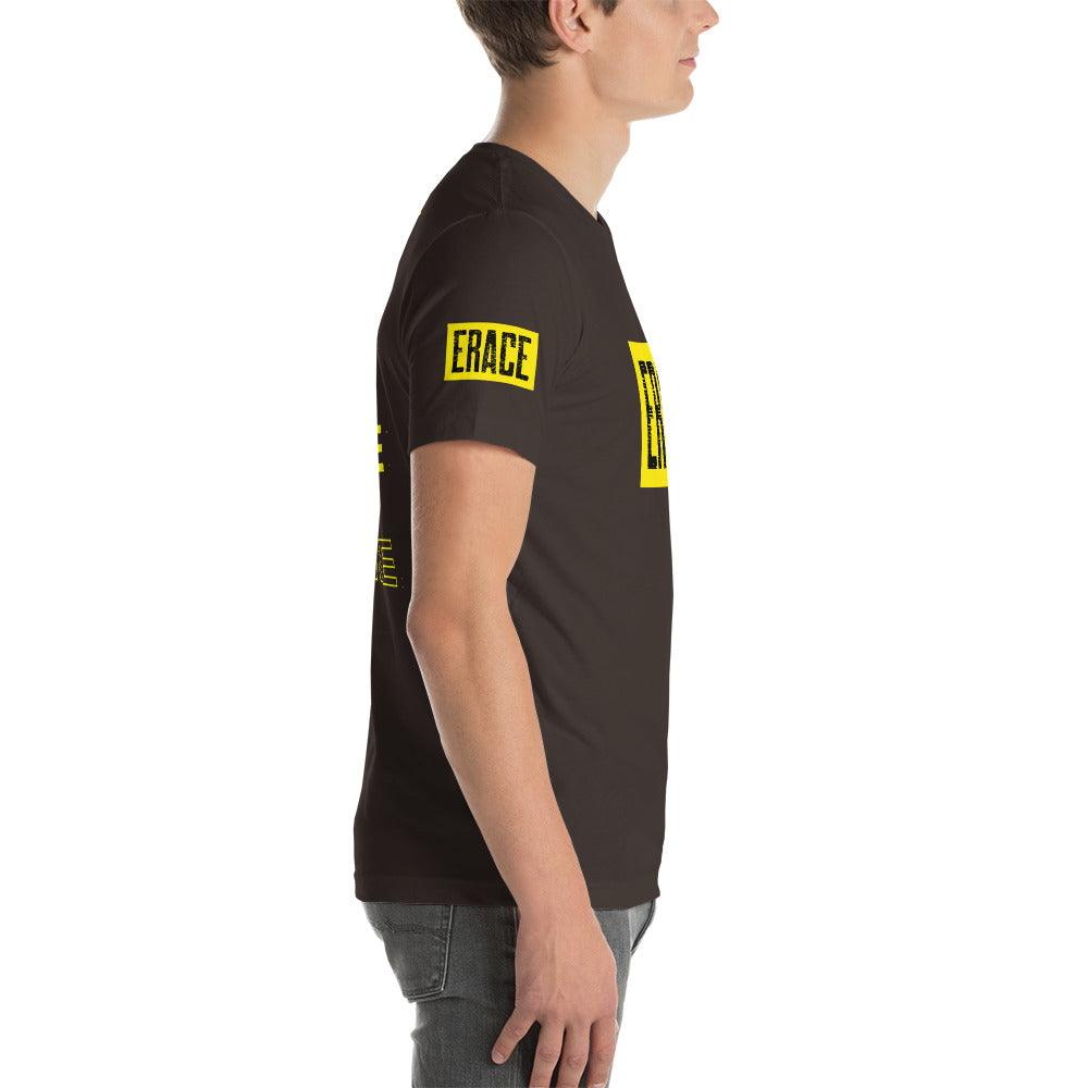 Black& Yellow Erace Logo Unisex t-shirt