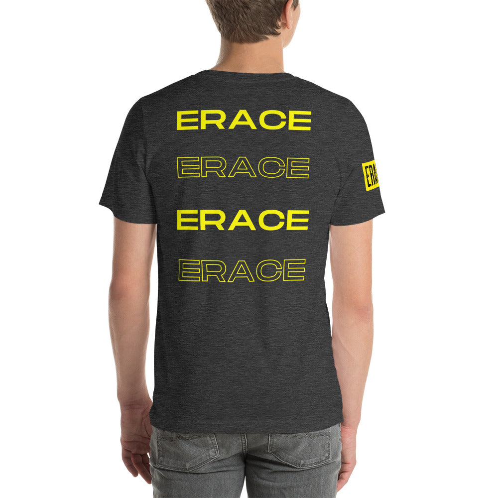 Black& Yellow Erace Logo Unisex t-shirt