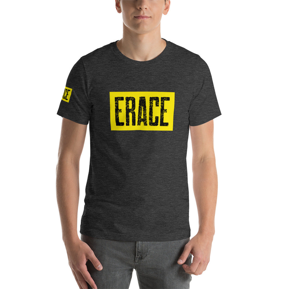 Black& Yellow Erace Logo Unisex t-shirt