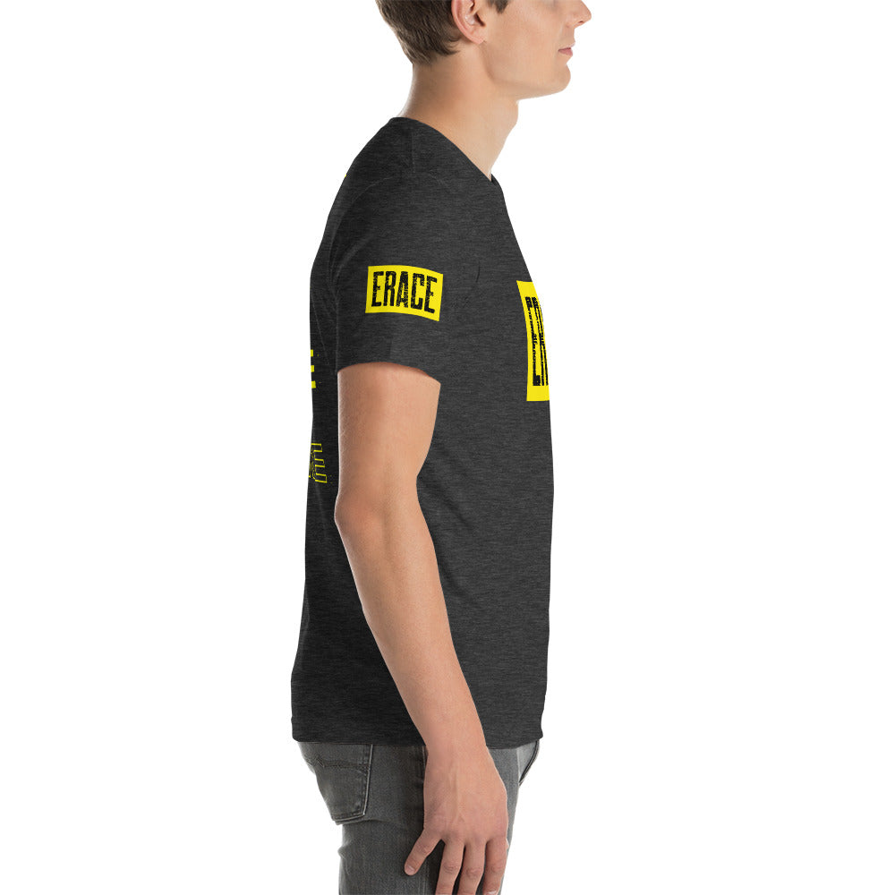 Black& Yellow Erace Logo Unisex t-shirt
