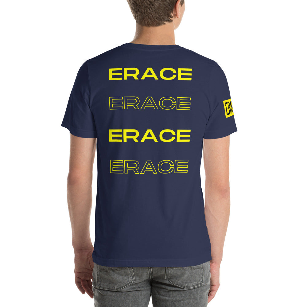 Black& Yellow Erace Logo Unisex t-shirt