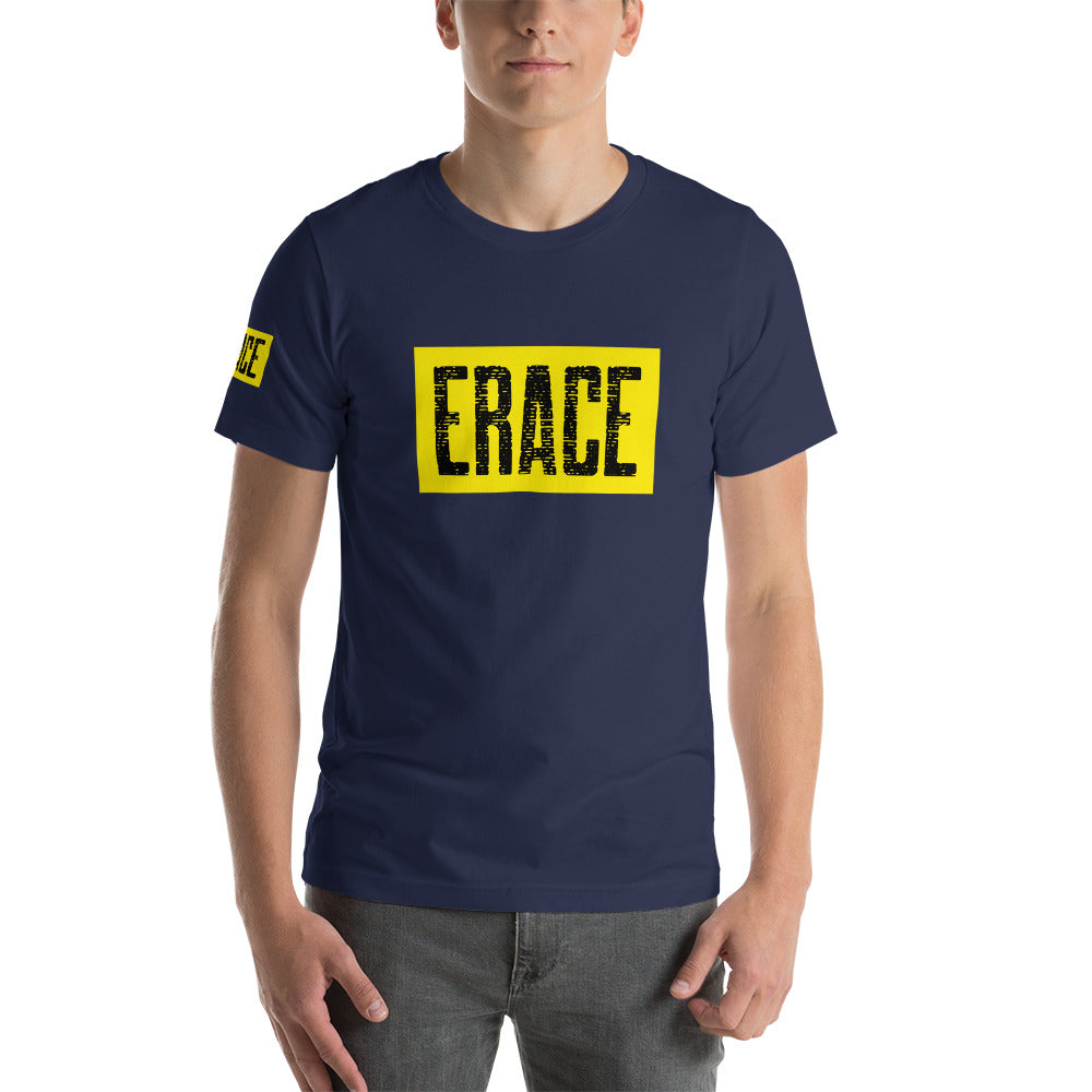 Black& Yellow Erace Logo Unisex t-shirt