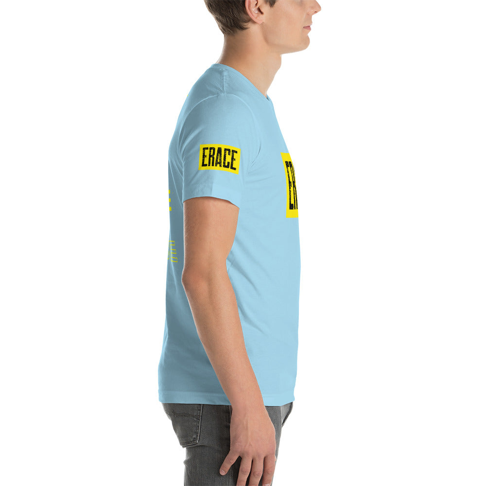 Black& Yellow Erace Logo Unisex t-shirt