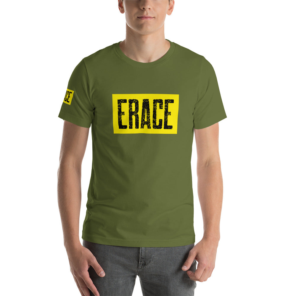 Black& Yellow Erace Logo Unisex t-shirt