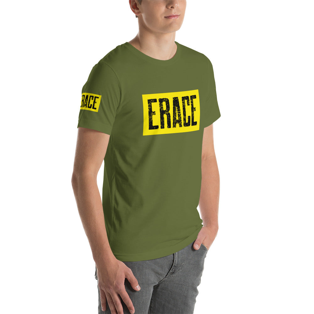 Black& Yellow Erace Logo Unisex t-shirt