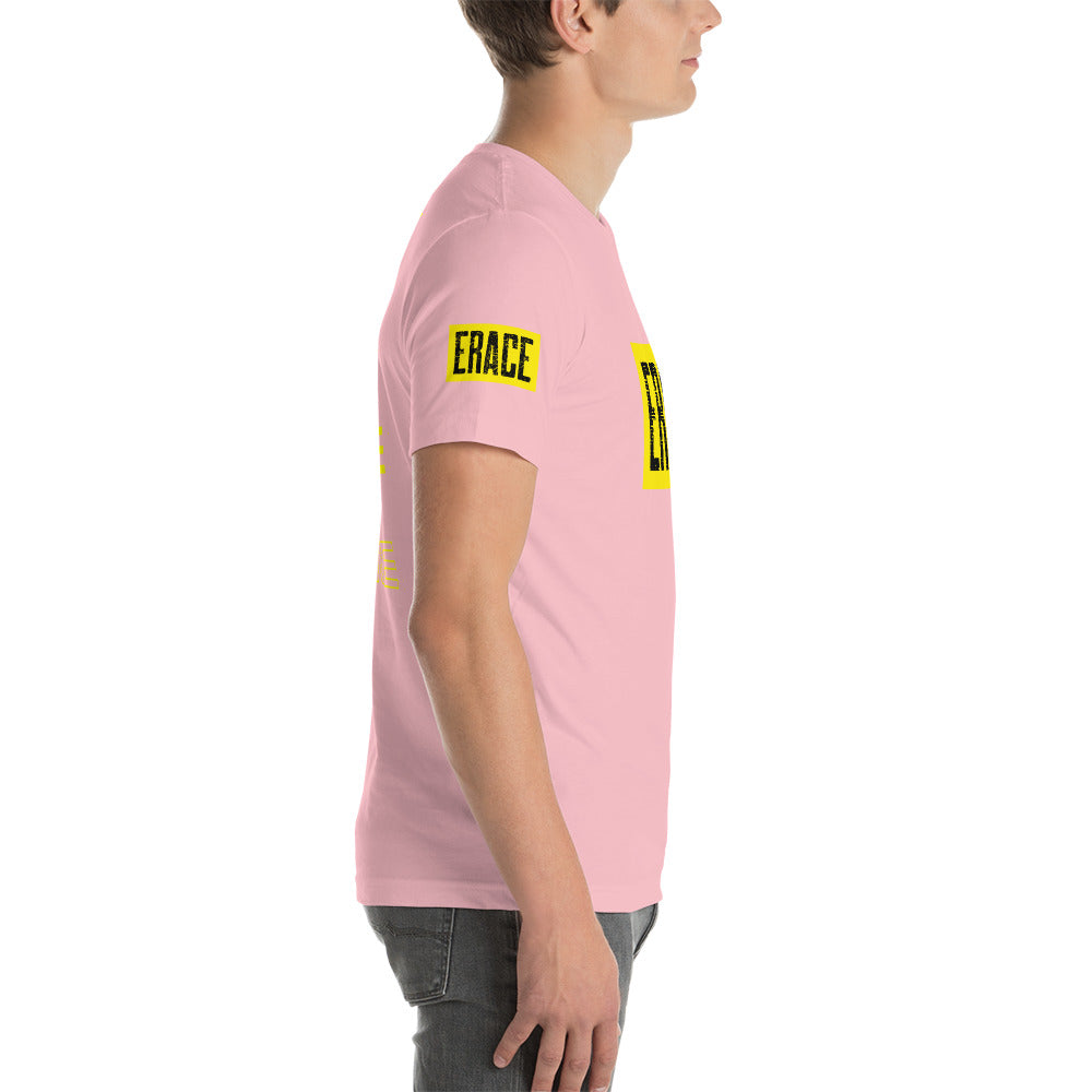 Black& Yellow Erace Logo Unisex t-shirt