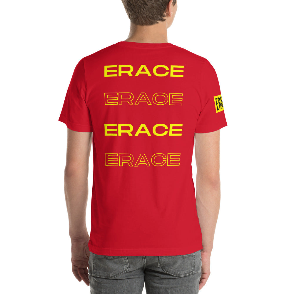 Black& Yellow Erace Logo Unisex t-shirt