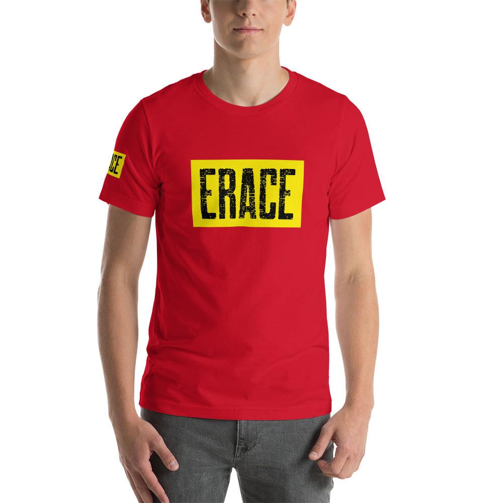 Black& Yellow Erace Logo Unisex t-shirt