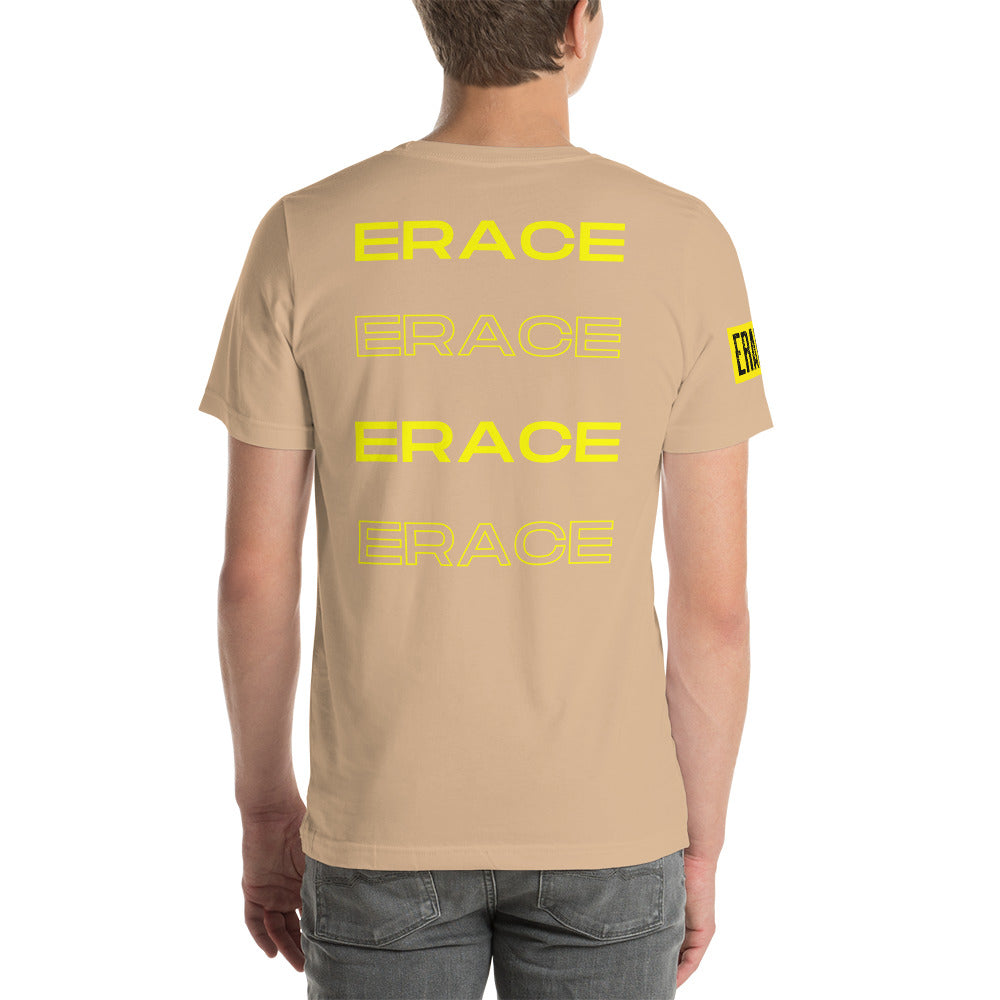 Black& Yellow Erace Logo Unisex t-shirt