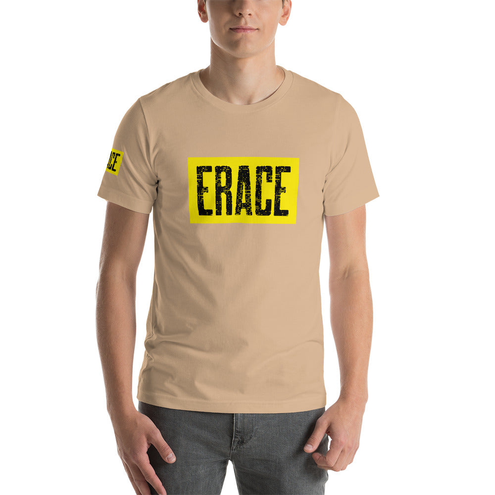 Black& Yellow Erace Logo Unisex t-shirt