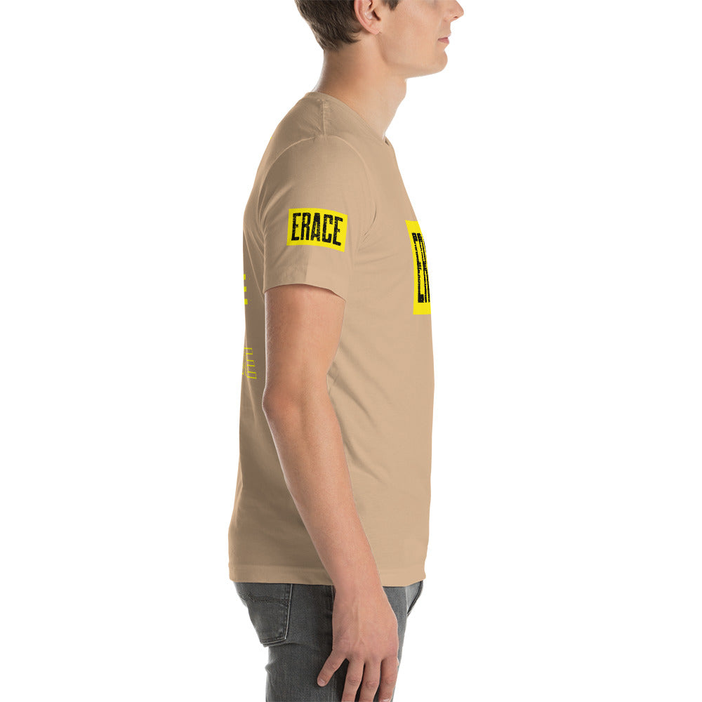Black& Yellow Erace Logo Unisex t-shirt