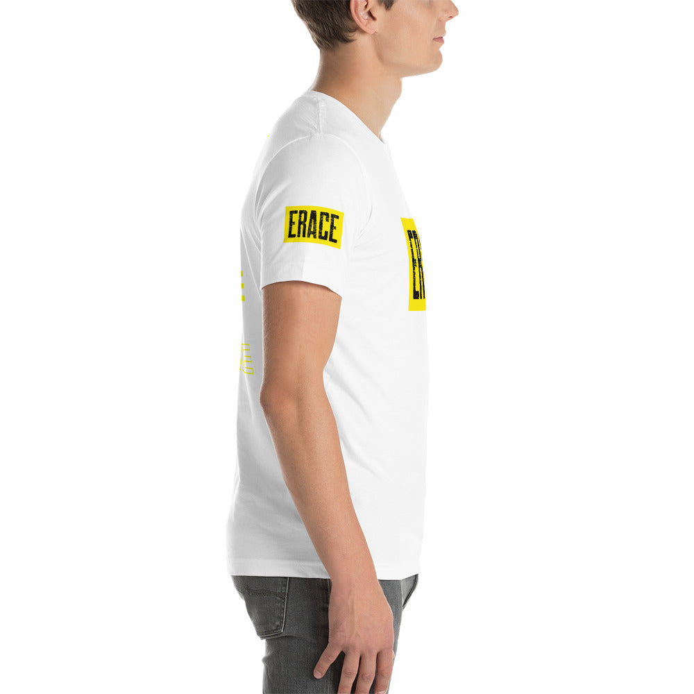 Black& Yellow Erace Logo Unisex t-shirt
