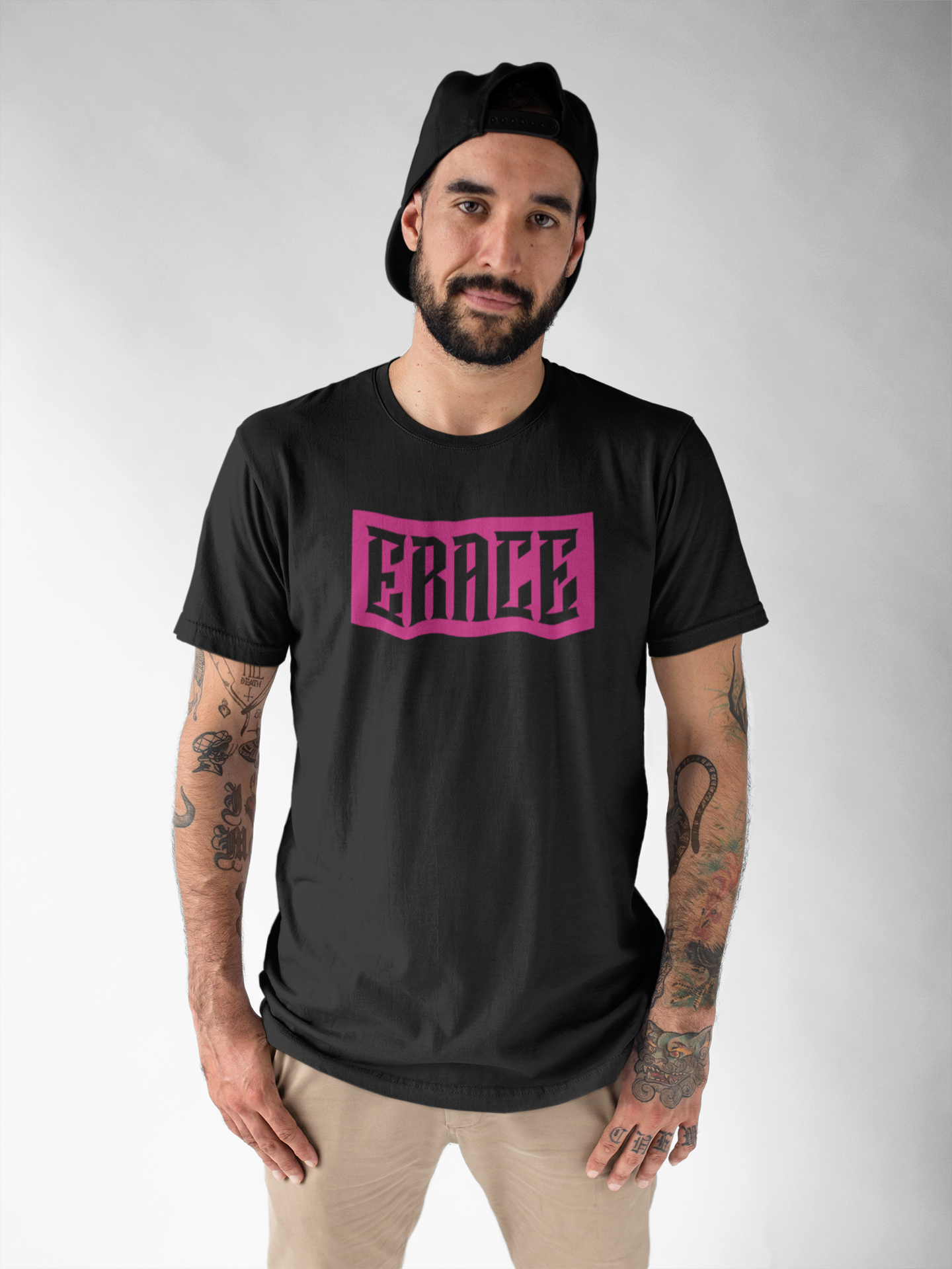 Fuchsia Erace Short-Sleeve Unisex T-Shirt