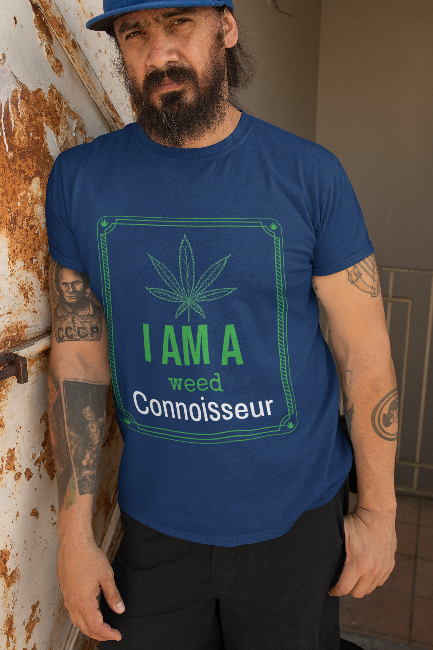 I AM A WEED CONNOISSEUR Short-Sleeve Unisex T-Shirt