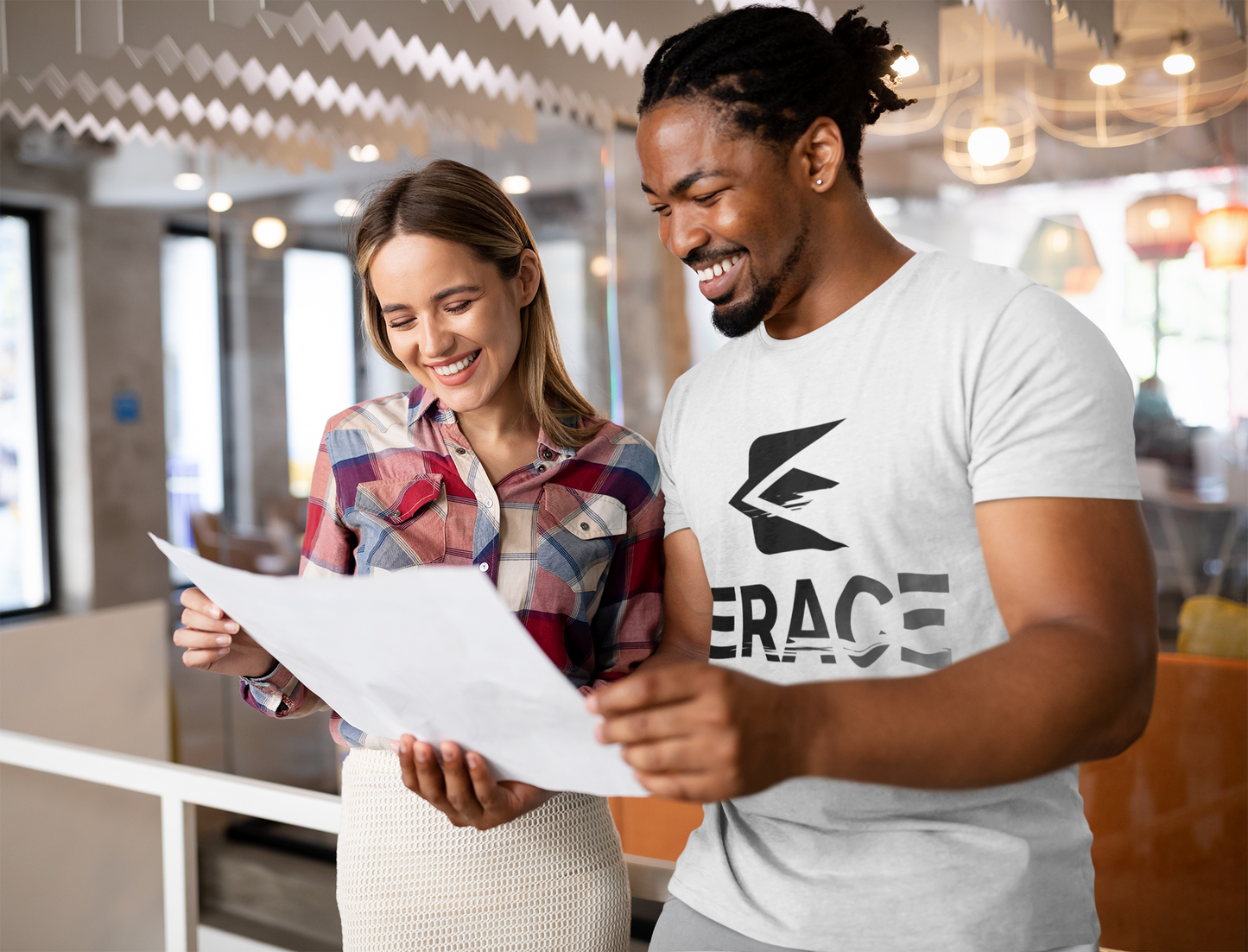 Erace Logo Short-Sleeve Unisex T-Shirt