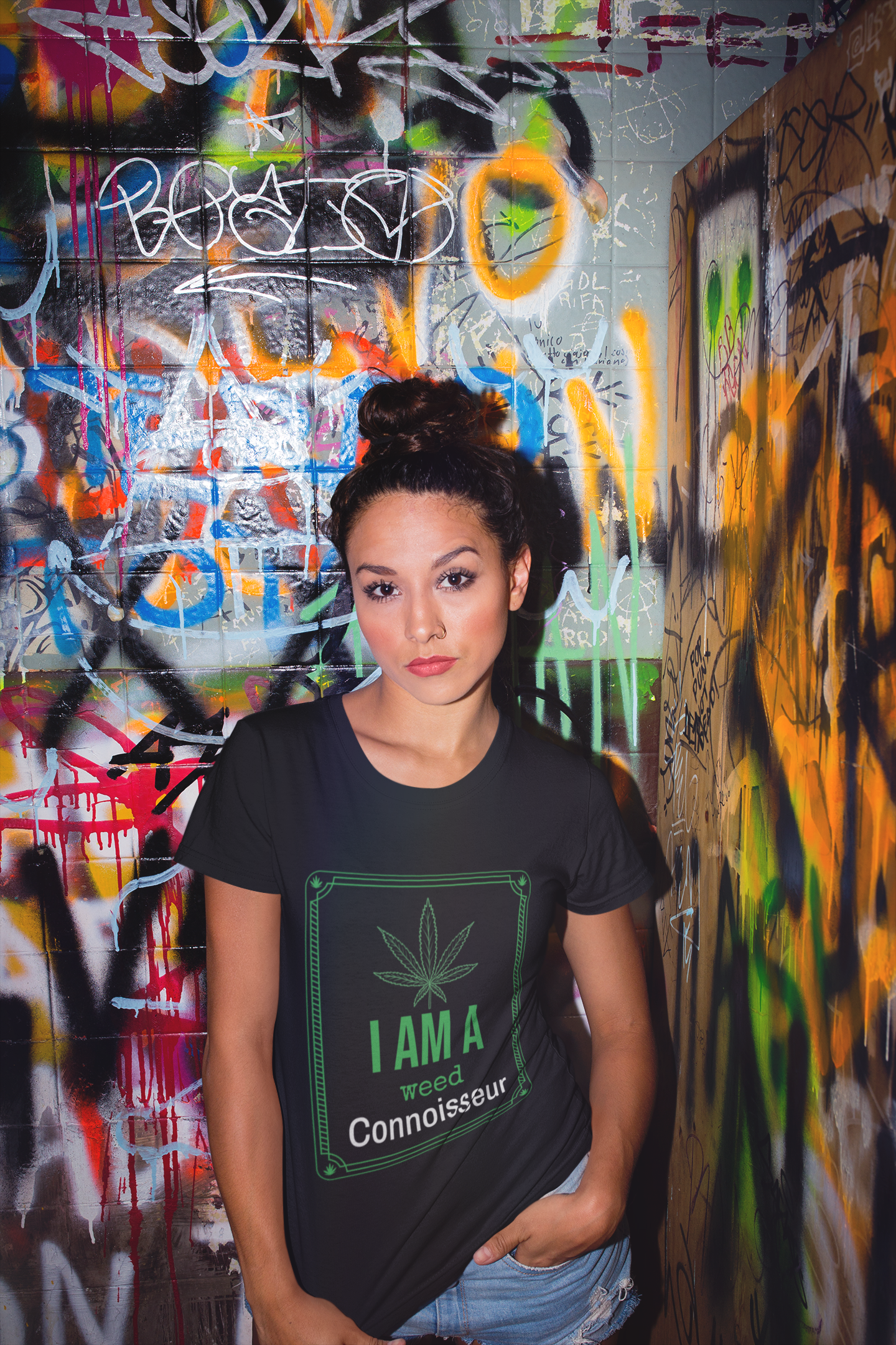 I AM A WEED CONNOISSEUR Short-Sleeve Unisex T-Shirt