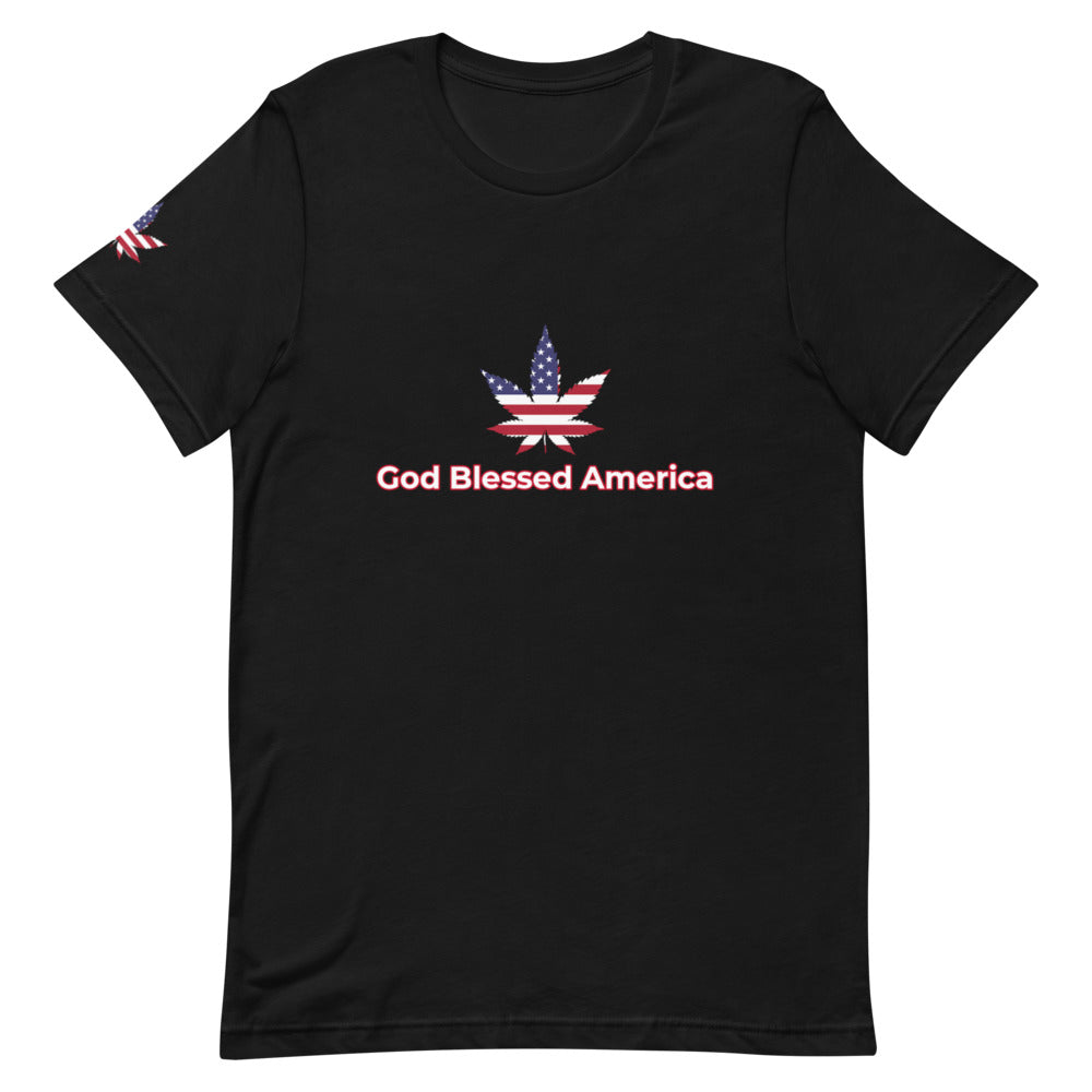 God Blessed America Short-Sleeve Unisex  T-Shirt