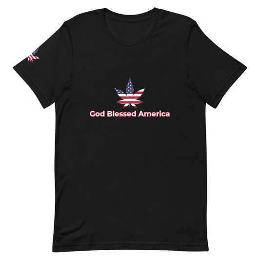 God Blessed America Short-Sleeve Unisex  T-Shirt