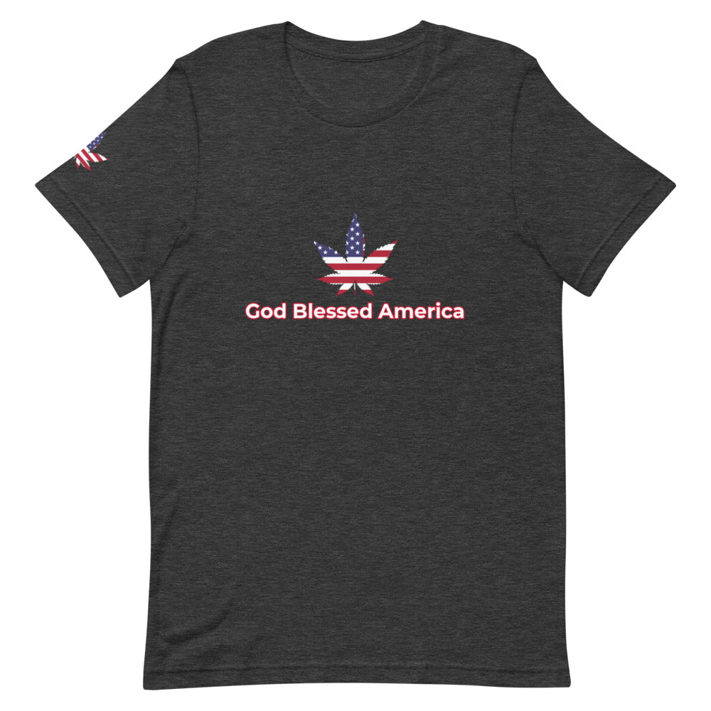 God Blessed America Short-Sleeve Unisex  T-Shirt