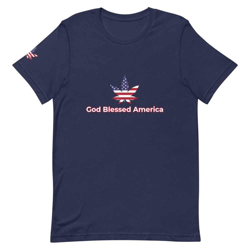 God Blessed America Short-Sleeve Unisex  T-Shirt