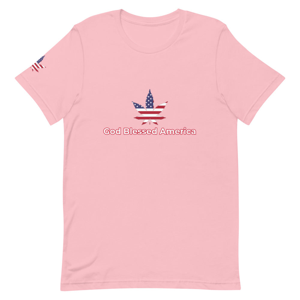 God Blessed America Short-Sleeve Unisex  T-Shirt