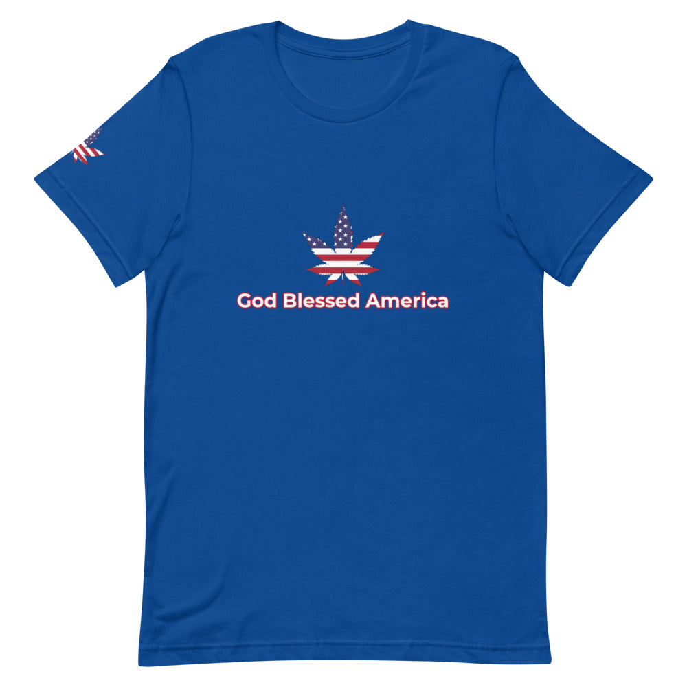 God Blessed America Short-Sleeve Unisex  T-Shirt