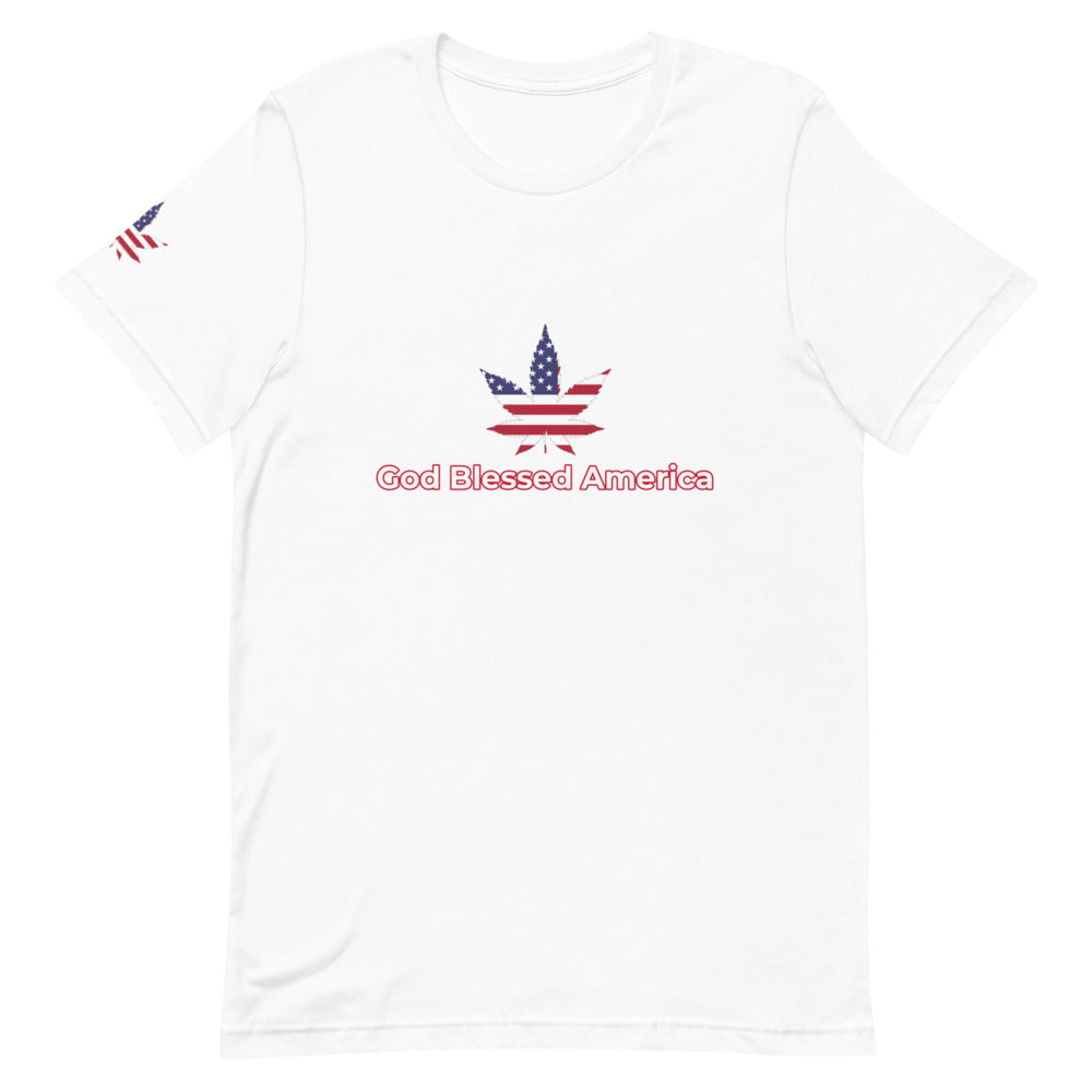 God Blessed America Short-Sleeve Unisex  T-Shirt